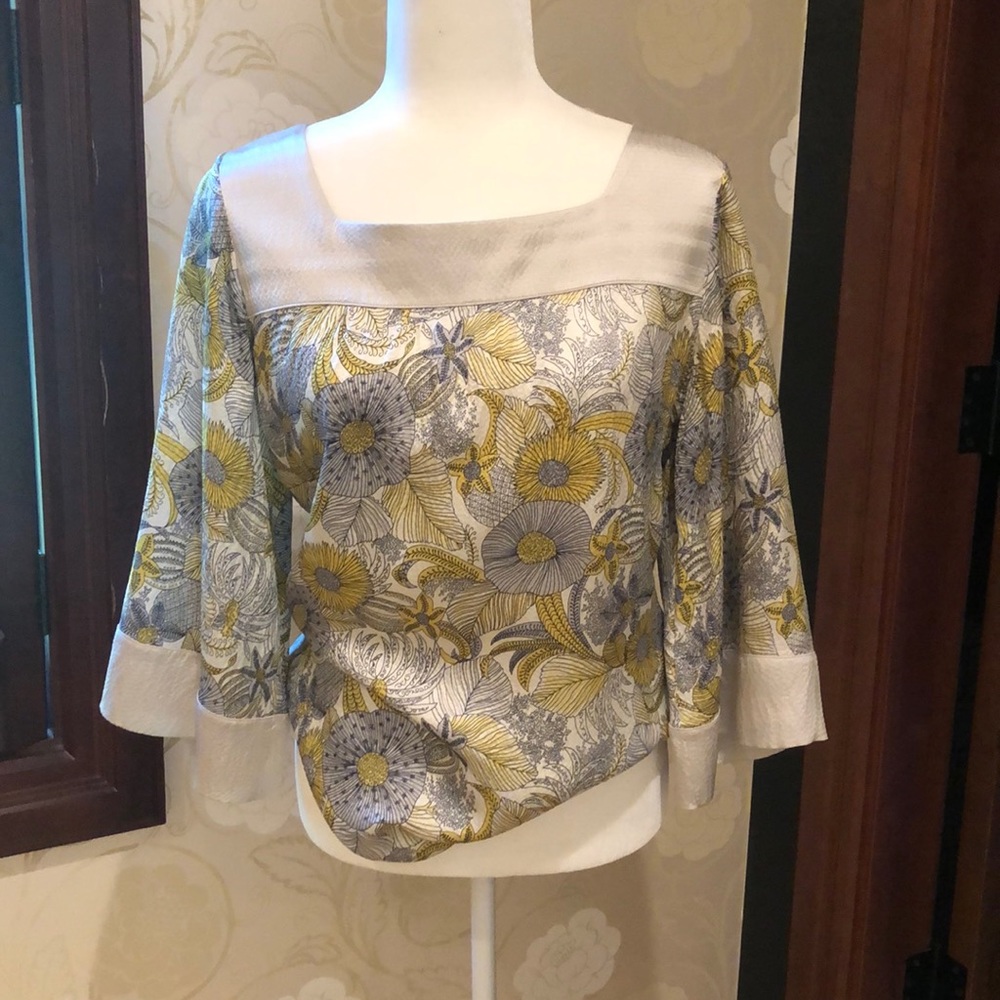 beautiful satin blouse/tunic
